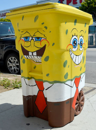 SpongeBob trash can